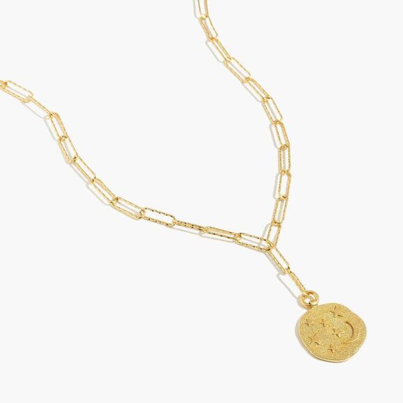 Madewell Shimmer Disc Pendant Necklace - Picture 4 of 9